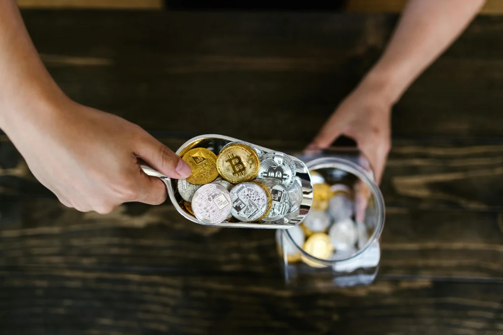 Una bolsa de criptomonedas