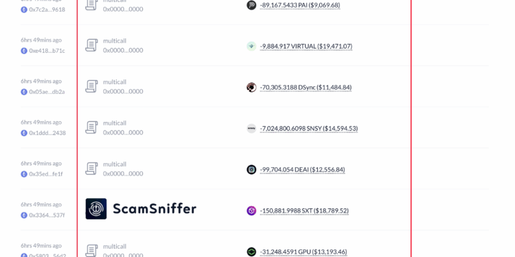 Noticias de Ethereum Inferno Drainer roba $150,000 en ataque de phishing cripto