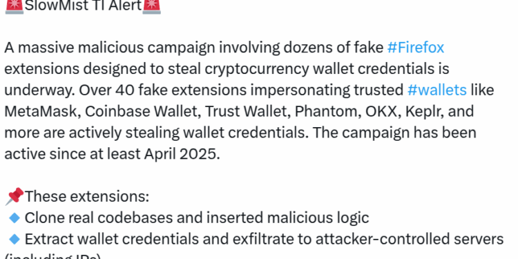Noticias de Ethereum Crypto Theft Campaign Hits Firefox Users with Wallet Clones