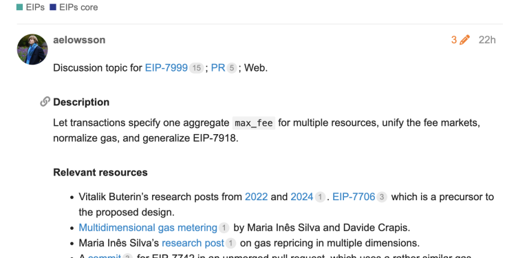 Noticias de Ethereum Ethereum propone un mercado de tarifas unificado para simplificar los costos de transacción