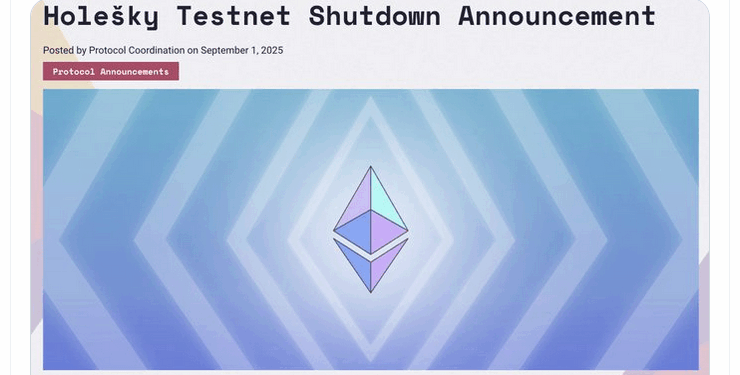 Noticias de Ethereum Ethereum To Sunset Biggest Testnet Holešky Soon
