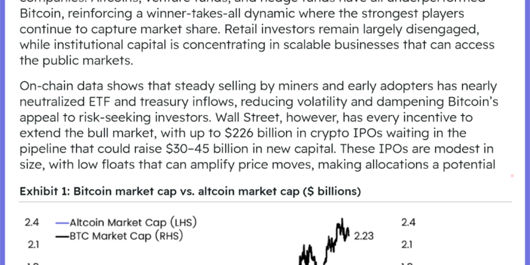 Noticias de Ethereum Capital de Wall Street está fluyendo hacia criptoempresas en fase avanzada