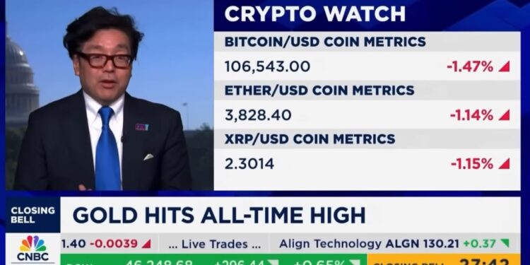 Noticias de Ethereum BitMine Buys $1.5B In Ether As Tom Lee Remains Bullish On ETH