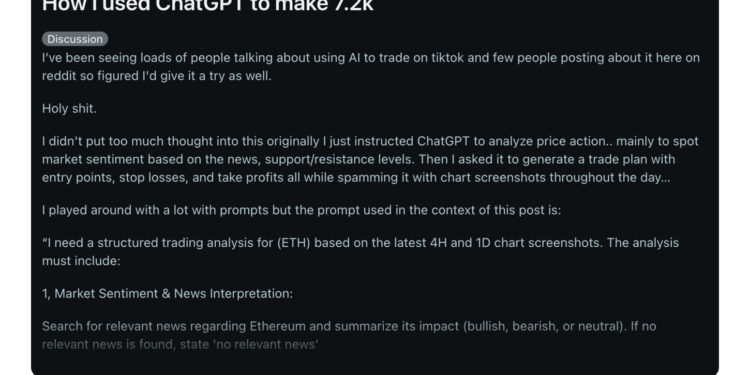 Noticias de Ethereum How to Turn ChatGPT Into Your Personal Crypto Trading Assistant