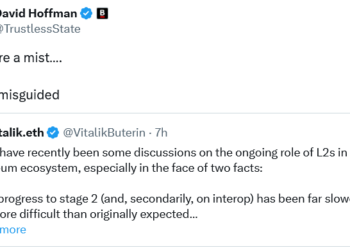 Noticias de Ethereum Vitalik Buterin afirma que la escalabilidad de Ethereum debería pasar de L2