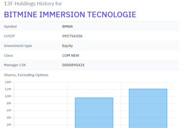 Noticias de Ethereum Morgan Stanley, Top Bitmine Shareholders Increased BMNR Holdings in Q4