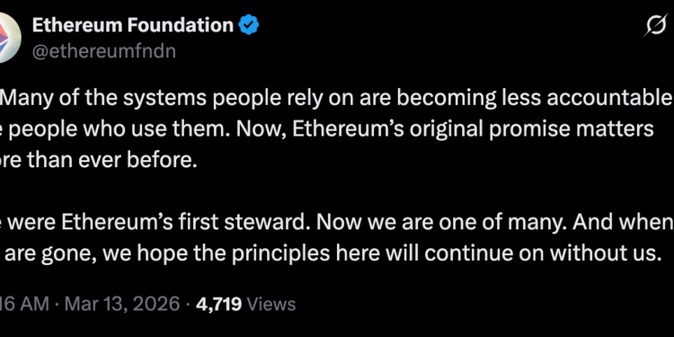 Noticias de Ethereum La Ethereum Foundation aclaró su filosofía y responsabilidades