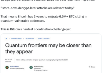 Noticias de Ethereum Google realizará la migración post-cuántica para 2029