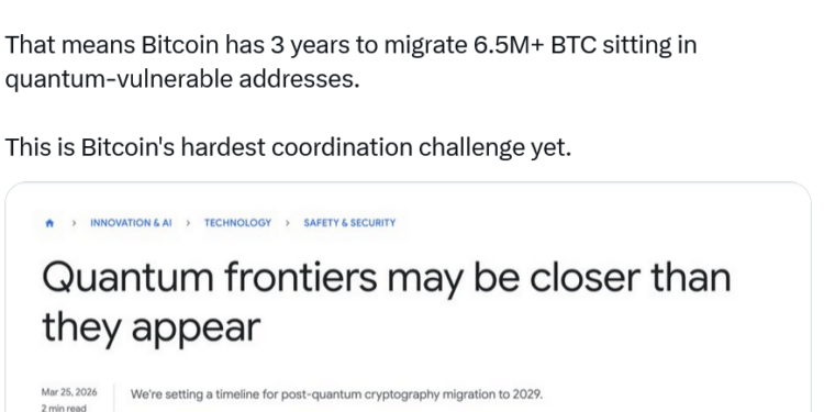 Noticias de Ethereum Google realizará la migración post-cuántica para 2029