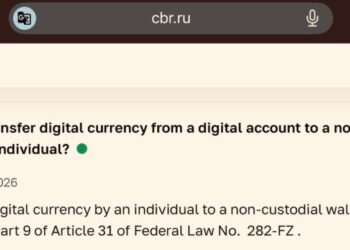 My Crypto Lawyer Sec News Russia blocks Bitcoin transfers to self-custody wallets